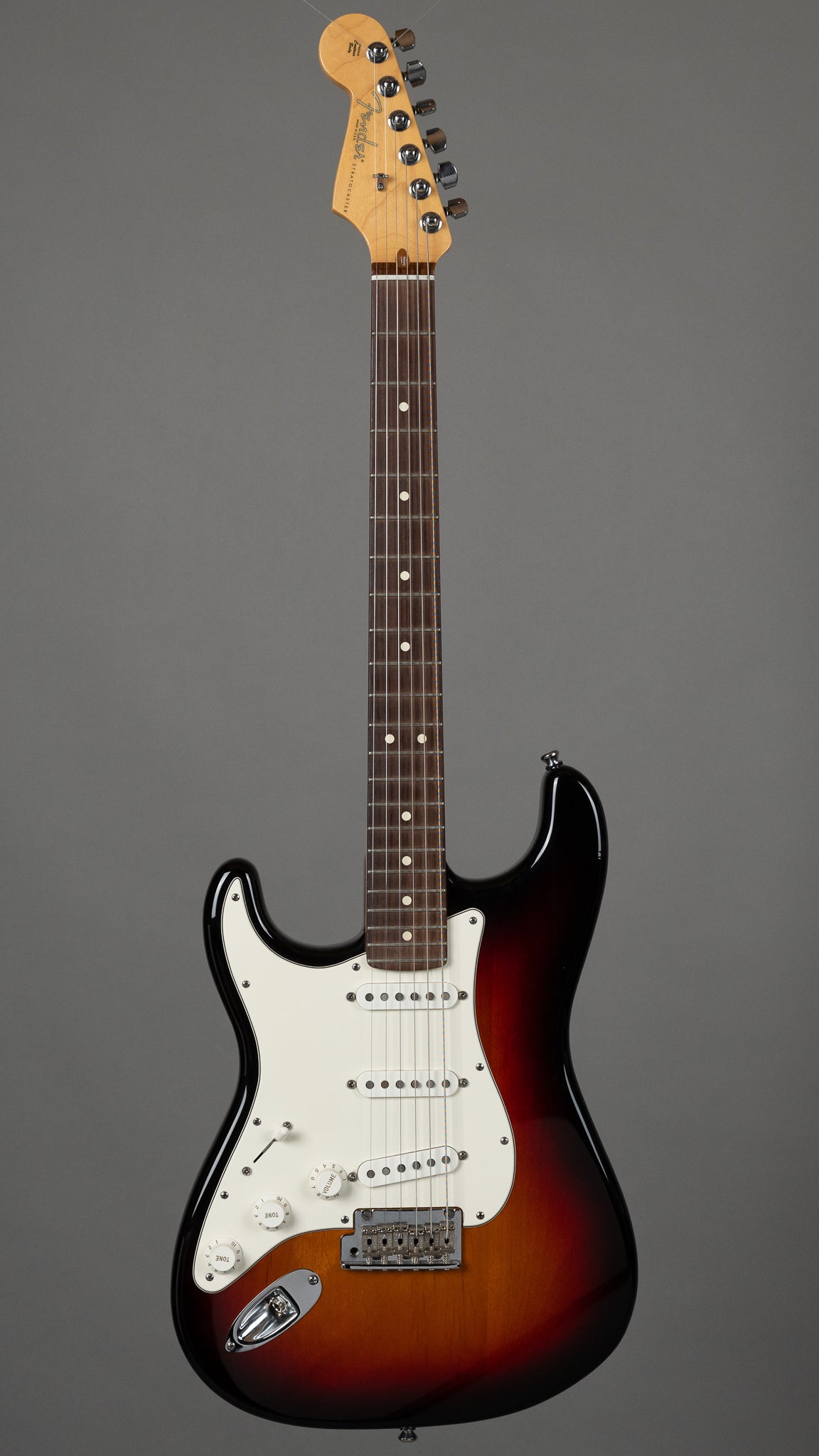 2010 Fender American Standard Stratocaster Left Handed (USA, Sunburst, OHSC)
