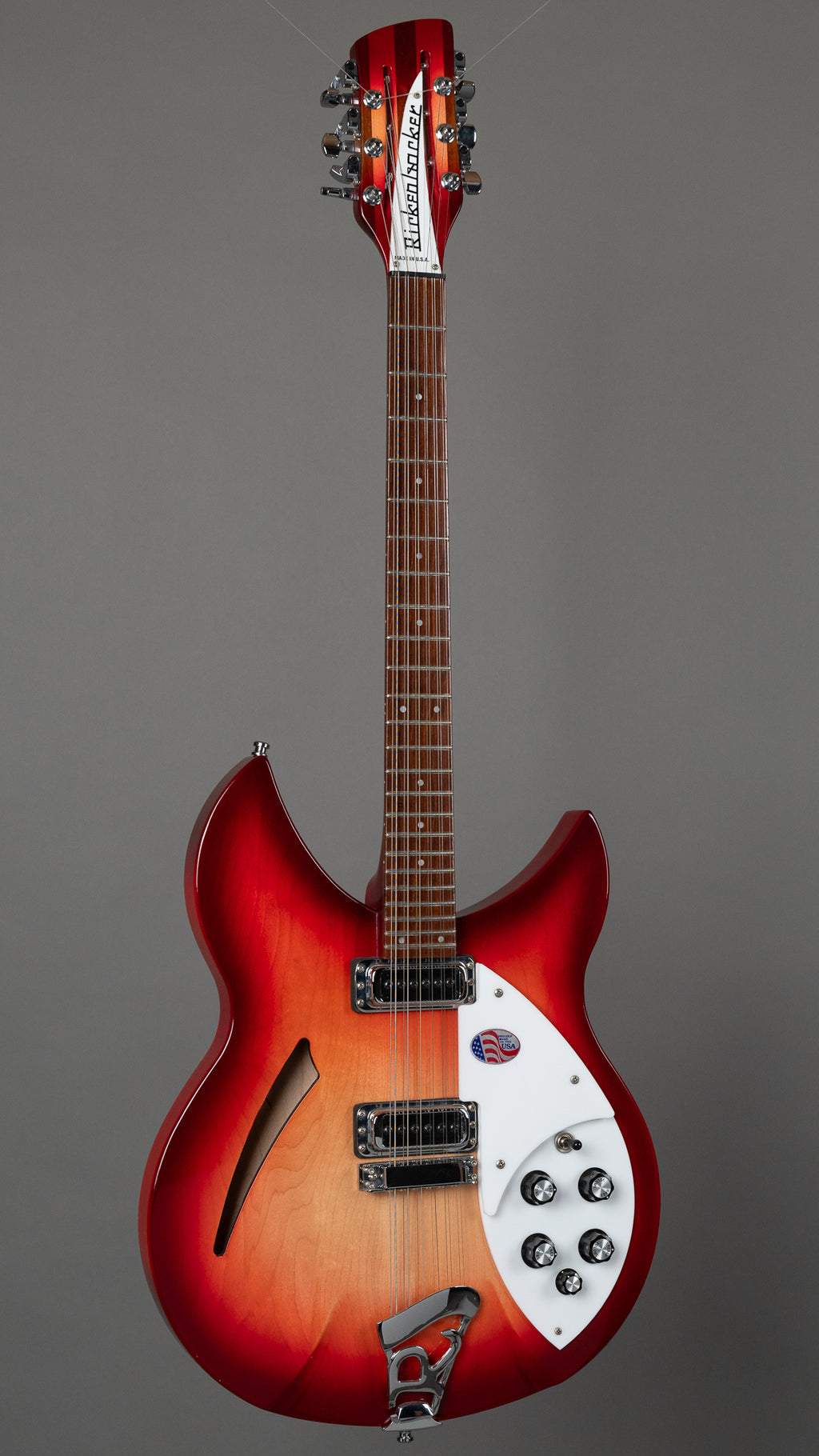 2014 Rickenbacker 330-12 (USA, Fireglo, OHSC)
