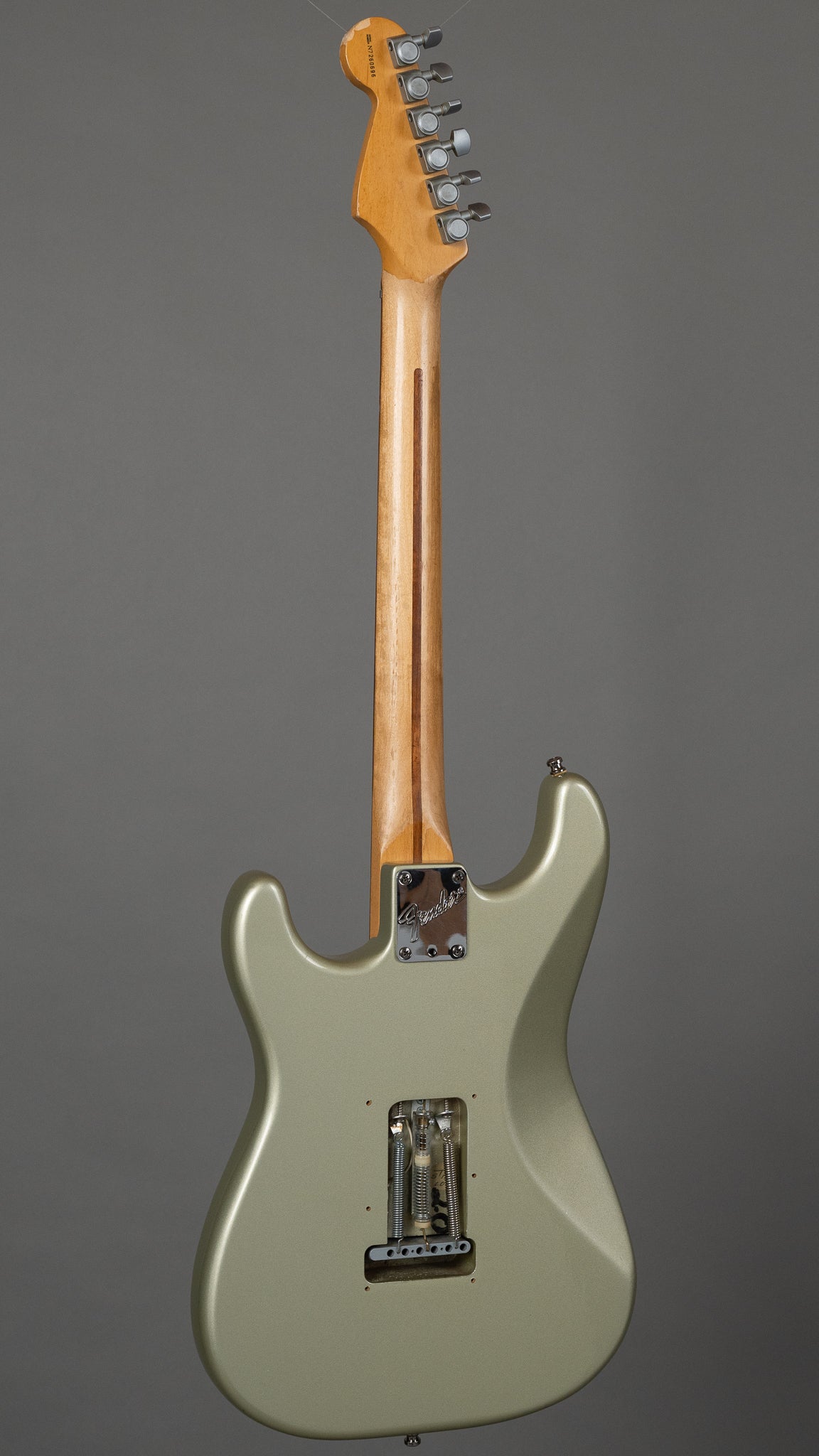 1997 Fender Strat Plus (USA, Inca Silver, OHSC)