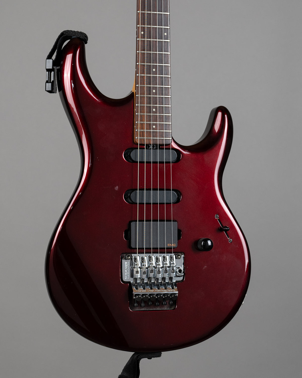 1994 Ernie Ball Music Man Steve Lukather (USA, Pearl Red, OHSC)