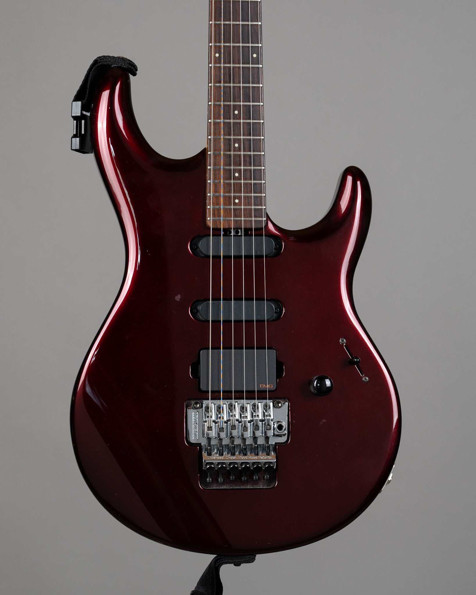 1994 Ernie Ball Music Man Steve Lukather (USA, Pearl Red, OHSC)