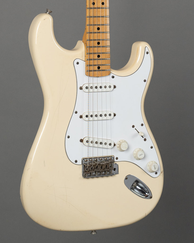 2004 Fender Stratocaster (Japan, Vintage White, Reverse Headstock)