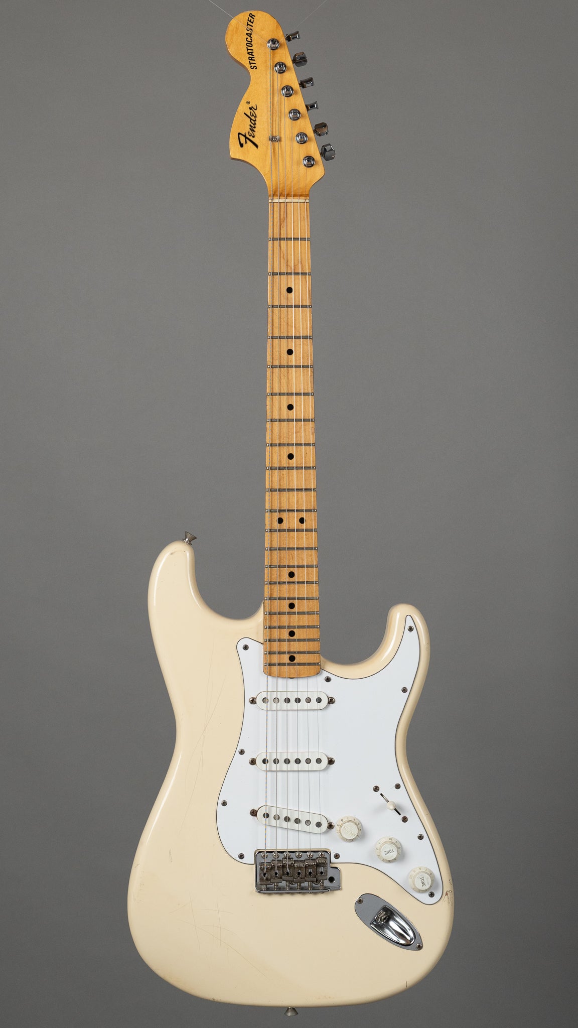 2004 Fender Stratocaster (Japan, Vintage White, Reverse Headstock)