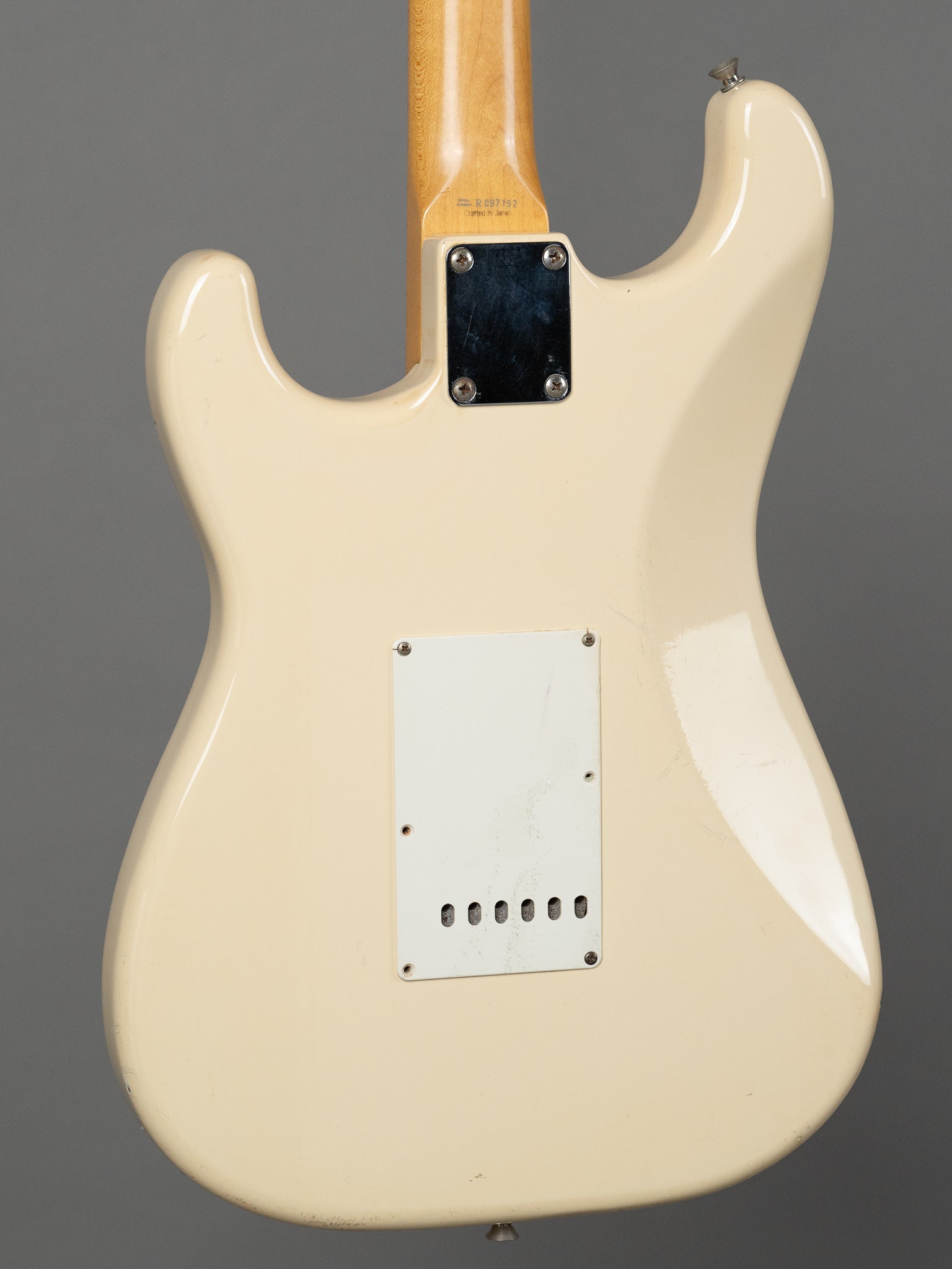 2004 Fender Stratocaster (Japan, Vintage White, Reverse Headstock)