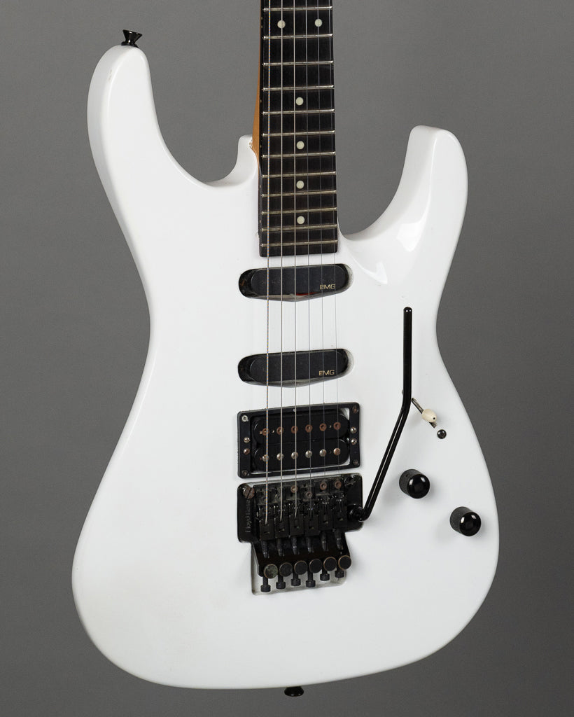 c1980s Harran Superstrat HSS (Australia, White, OHSC)