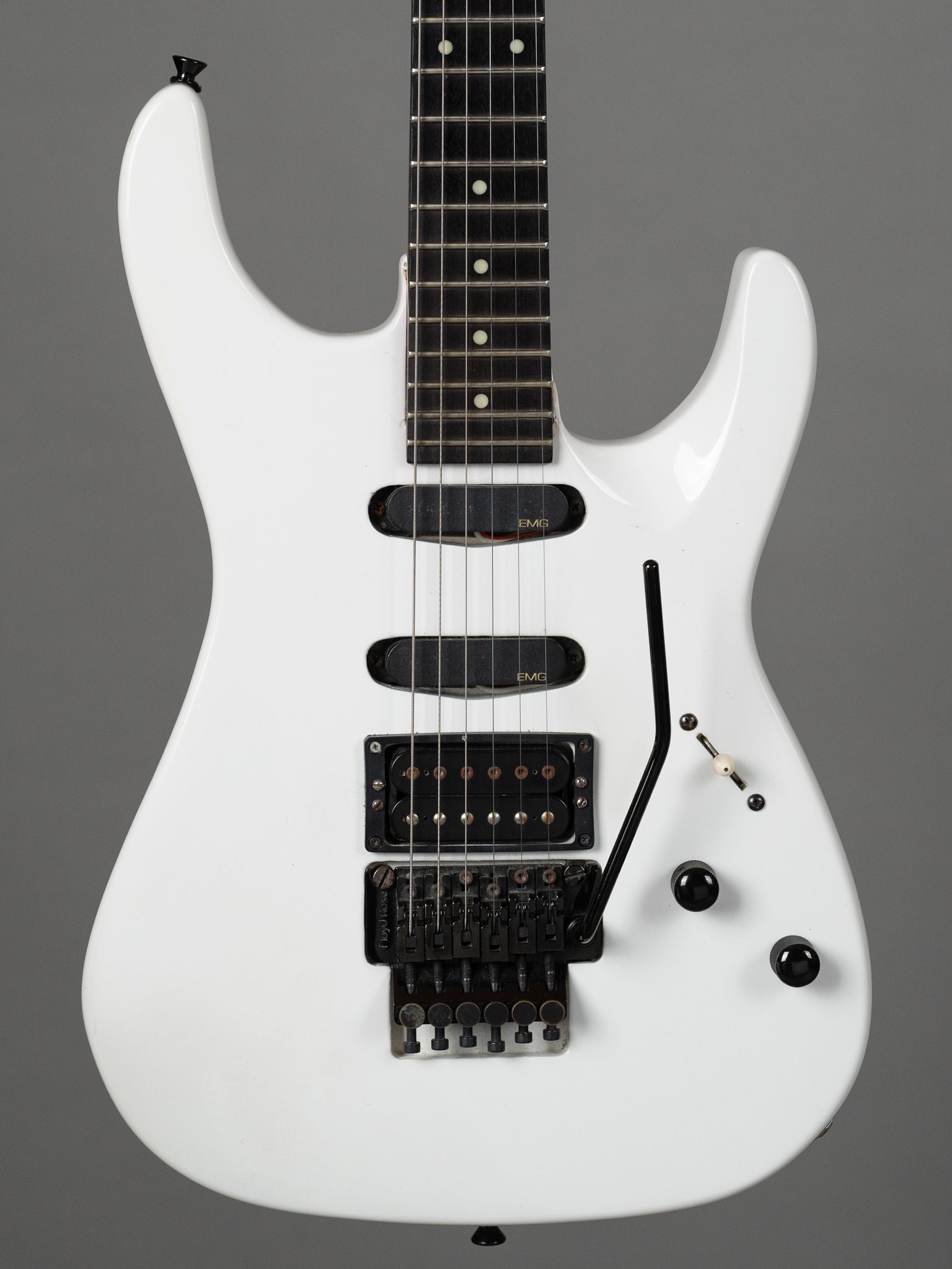 c1980s Harran Superstrat HSS (Australia, White, OHSC)