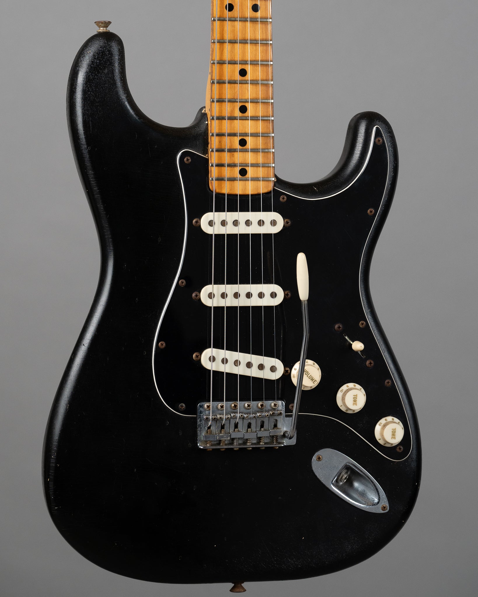 1976 Fender Stratocaster (USA, Black, OHSC)