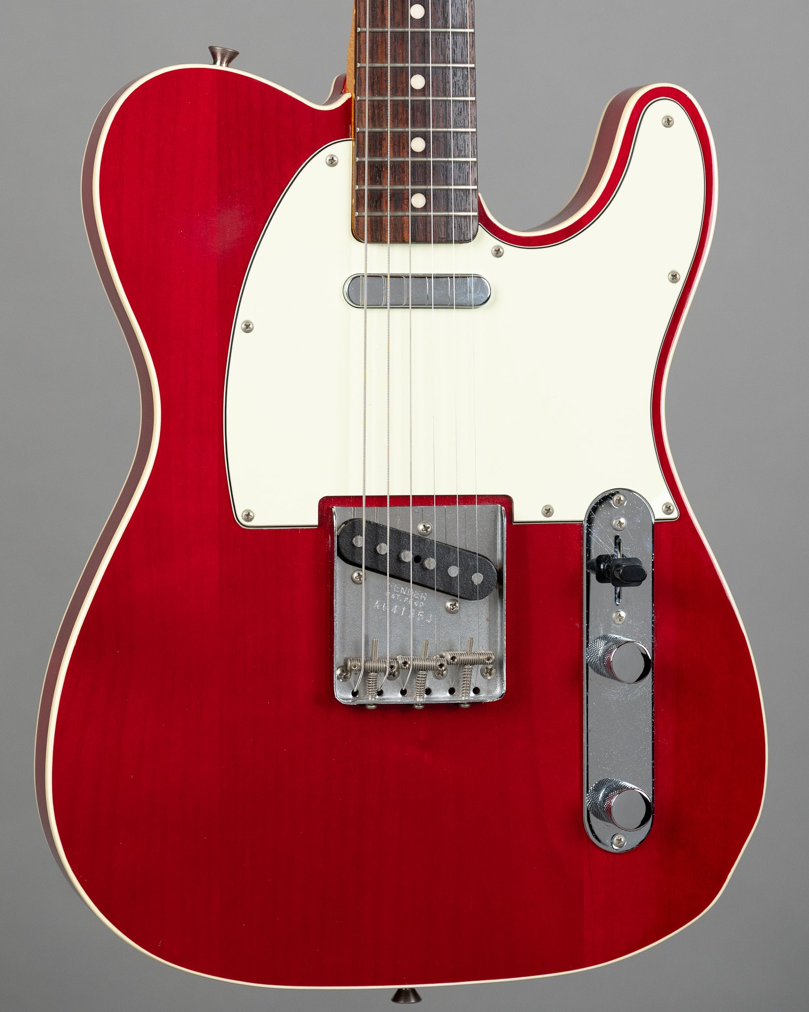 c2004 Fender TL62B-75TX Telecaster Custom (Japan, Transparent Red)