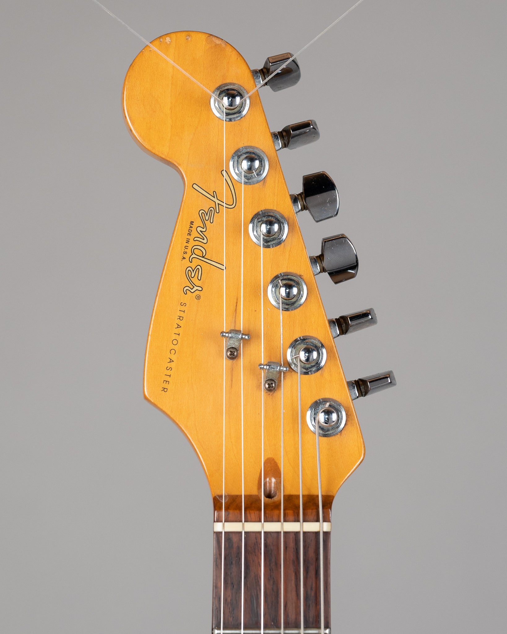 1995 Fender American Standard Stratocaster Left Handed (USA, Black, OHSC)