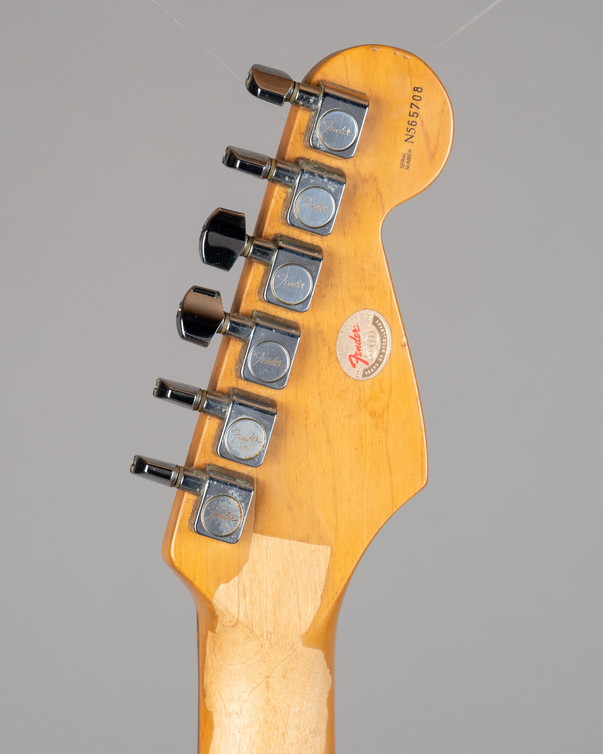1995 Fender American Standard Stratocaster Left Handed (USA, Black, OHSC)