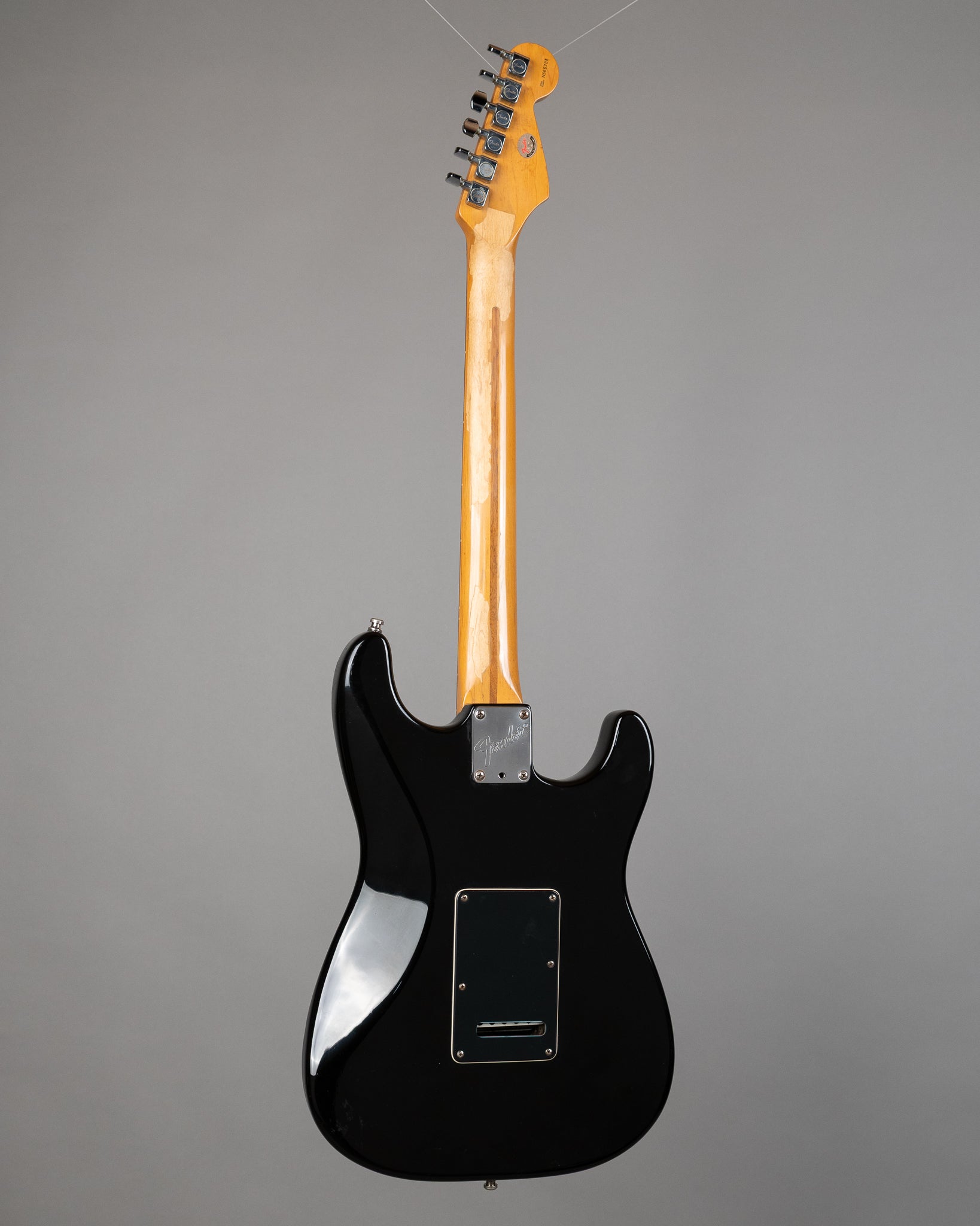 1995 Fender American Standard Stratocaster Left Handed (USA, Black, OHSC)