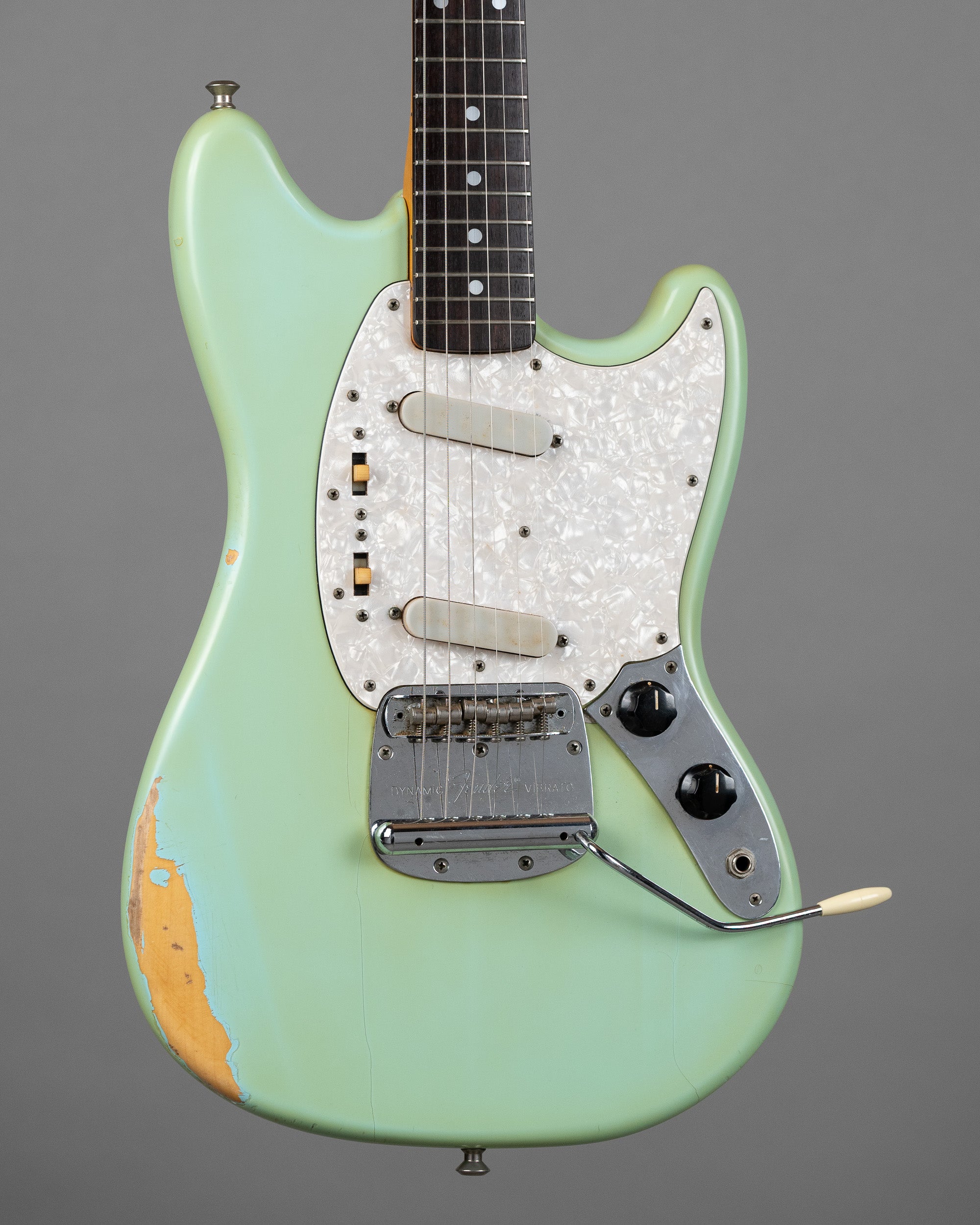 c1990s Fender MG69-55 Mustang (Japan, Daphne Blue)