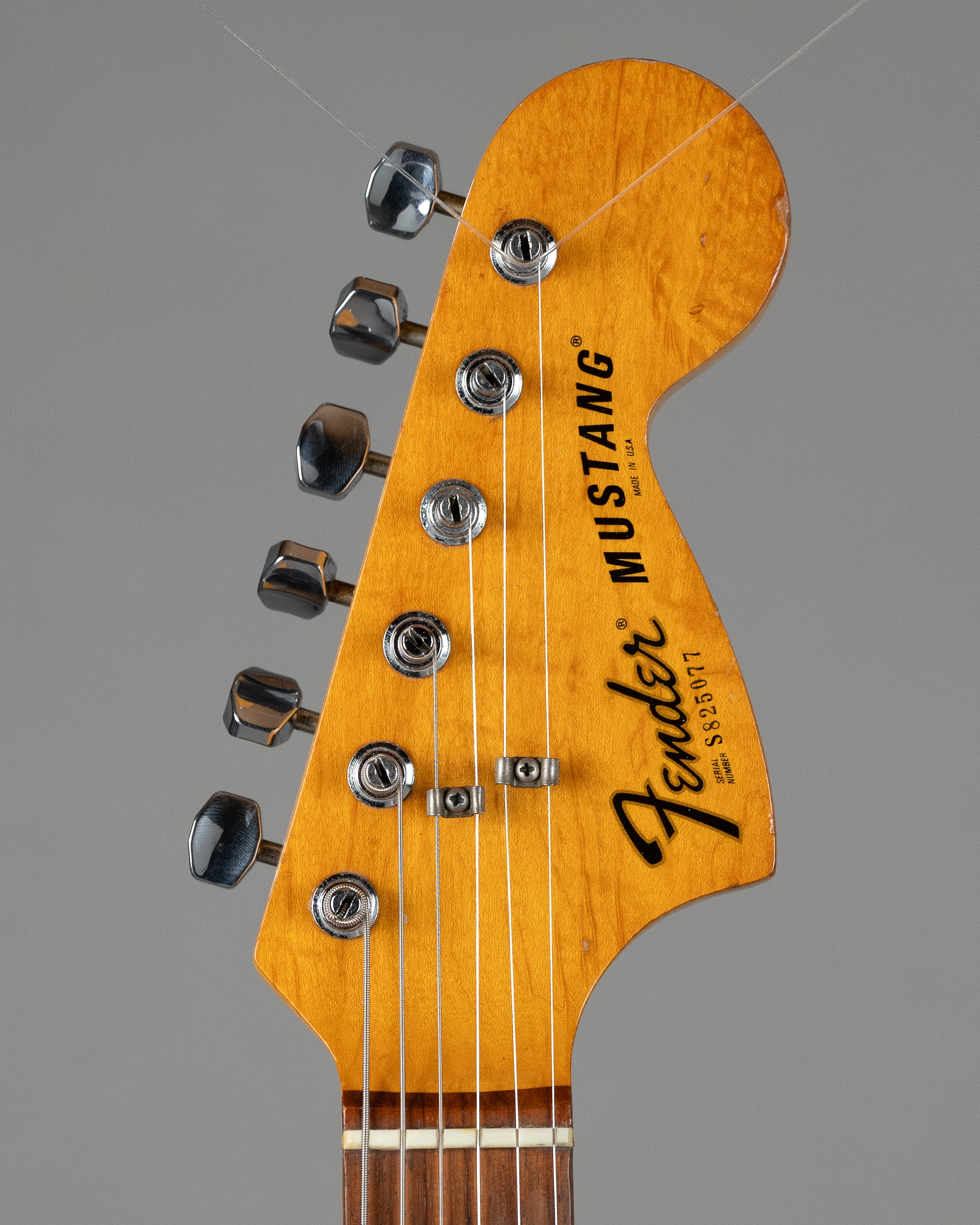 1978 Fender Mustang  (USA, Blonde, OHSC)