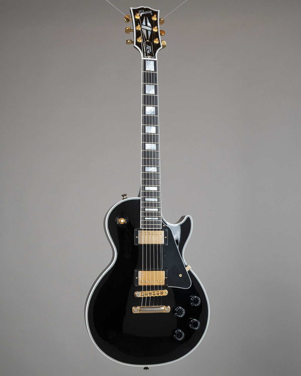 2022 Gibson Custom Shop Les Paul Custom  (USA, Ebony, OHSC)