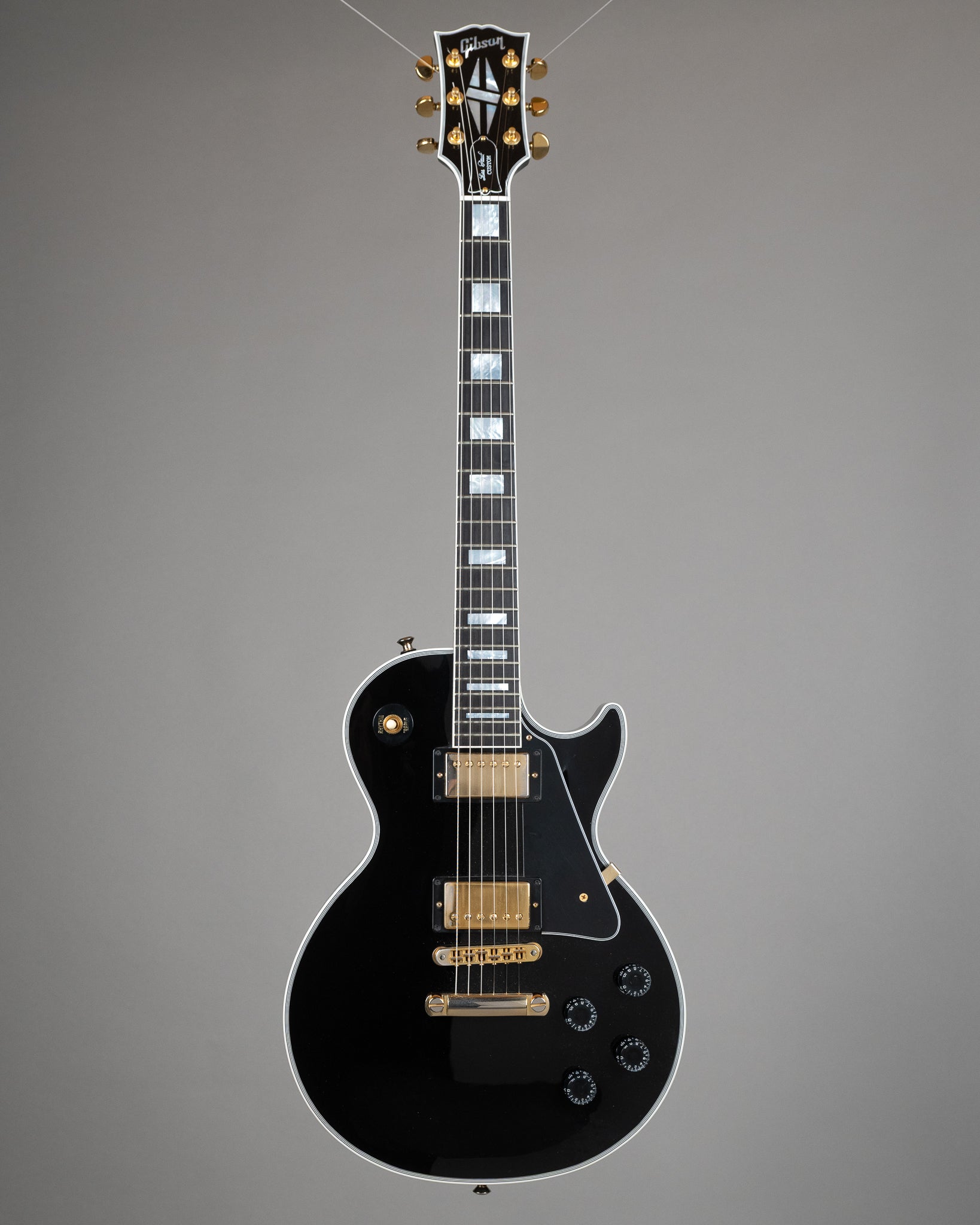 2022 Gibson Custom Shop Les Paul Custom  (USA, Ebony, OHSC)