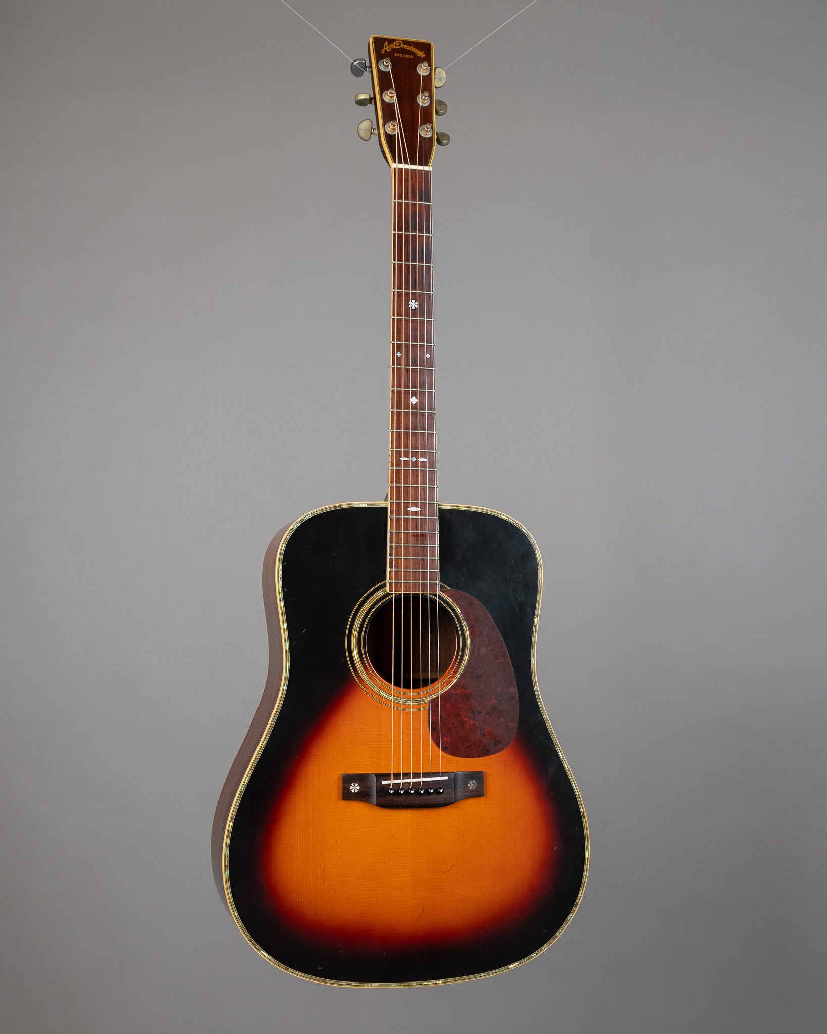 2002 Aria AD-80BS Dreadnought (China, Sunburst, All Solid)