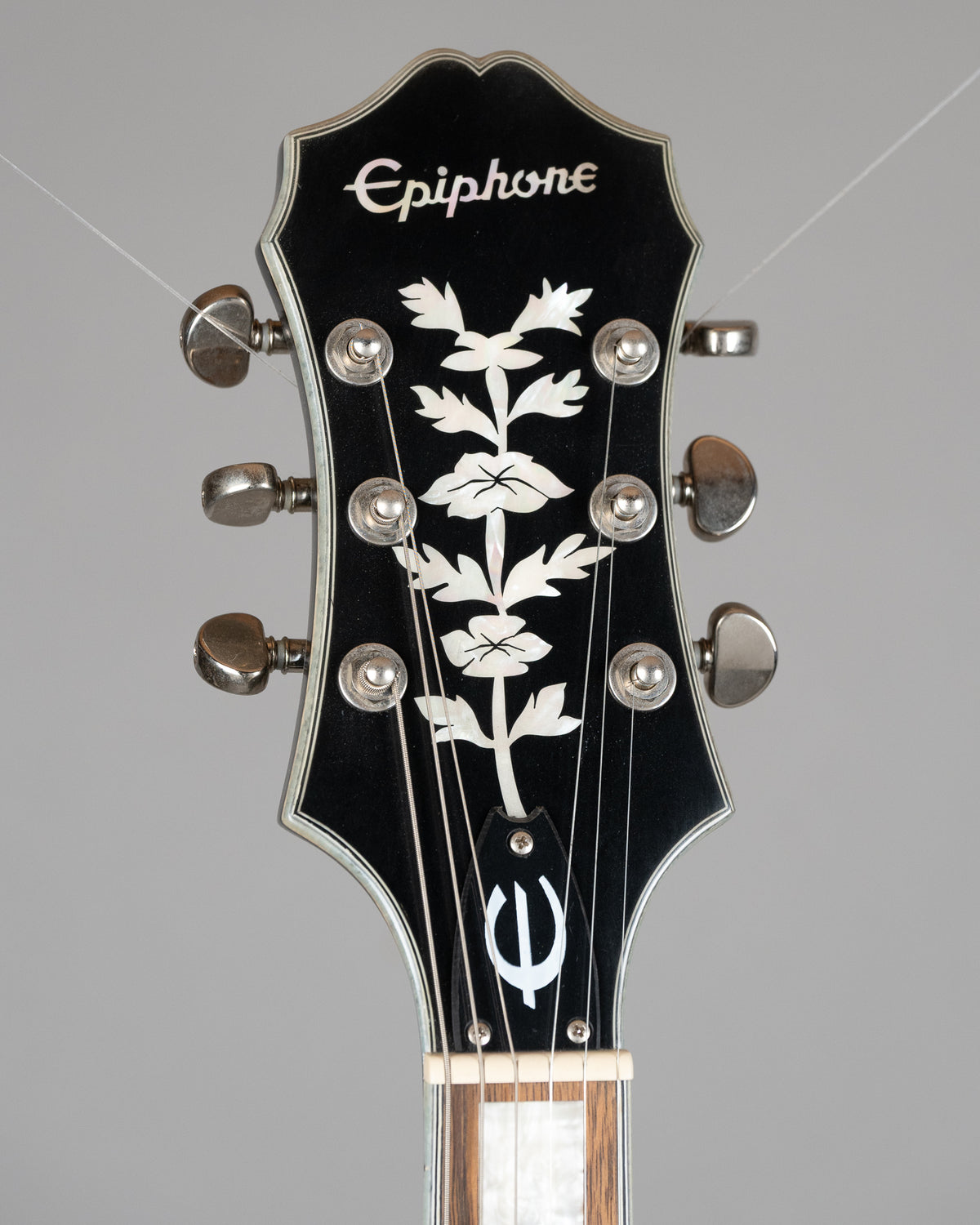2020 Epiphone Emperor Swingster (Indonesia, Black Aged Gloss, Bag)
