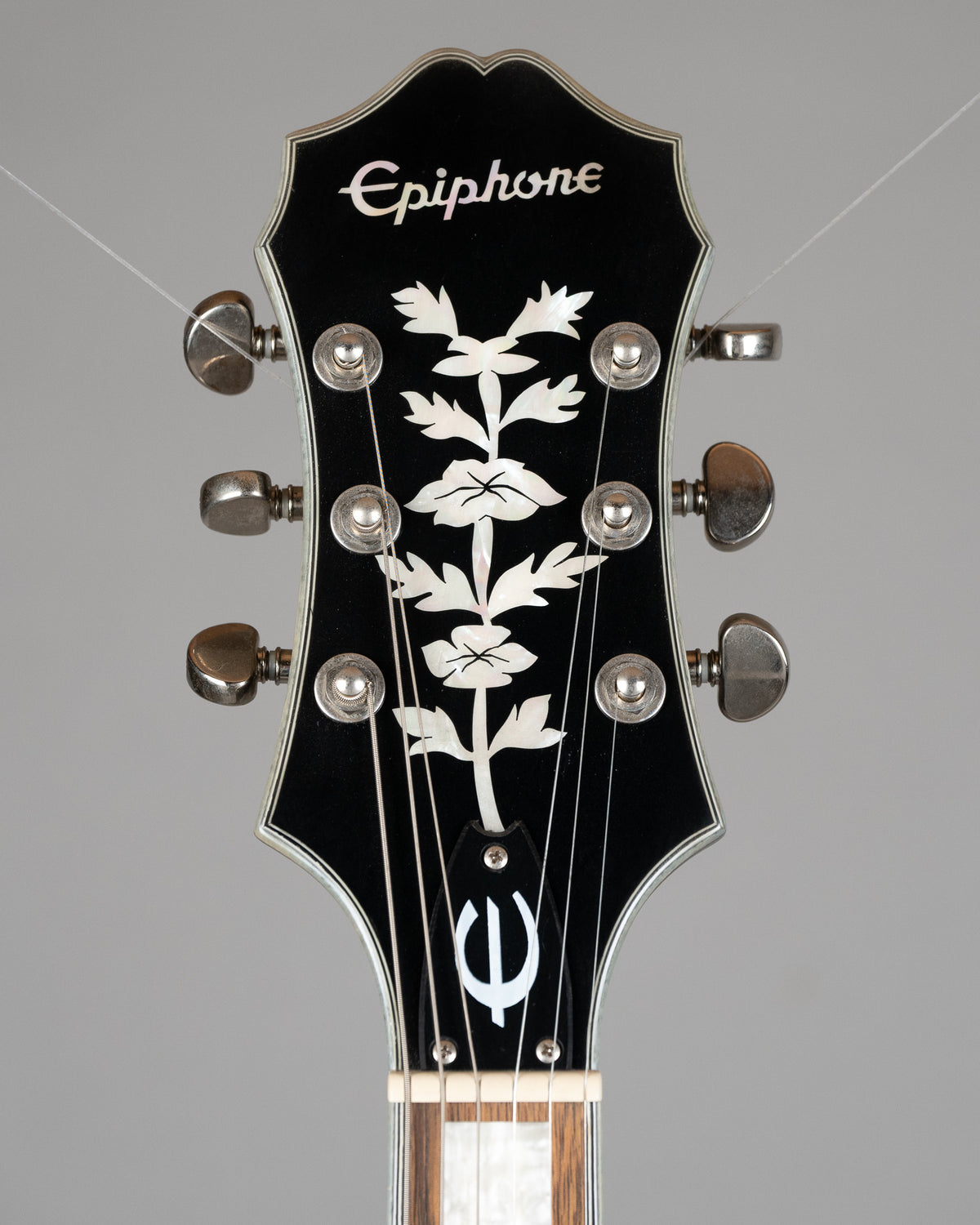 2020 Epiphone Emperor Swingster (Indonesia, Black Aged Gloss, Bag)
