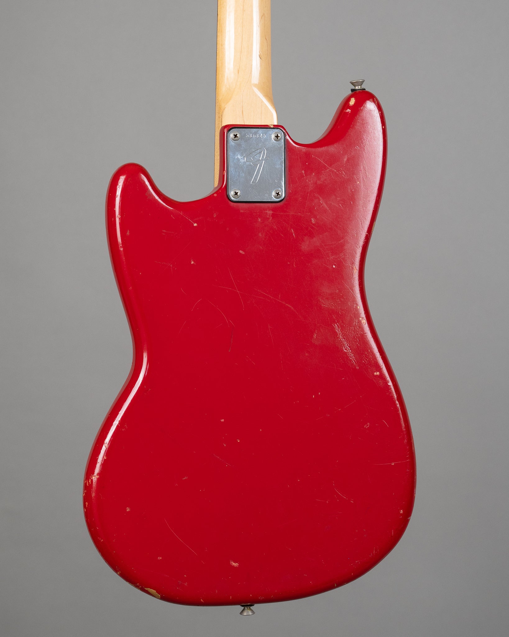 1974  Fender Musicmaster (USA, Dakota Red, HSC )