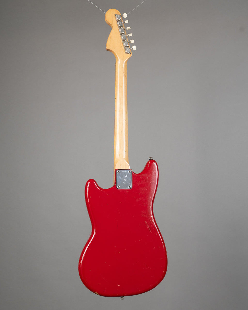 1974  Fender Musicmaster (USA, Dakota Red, HSC )