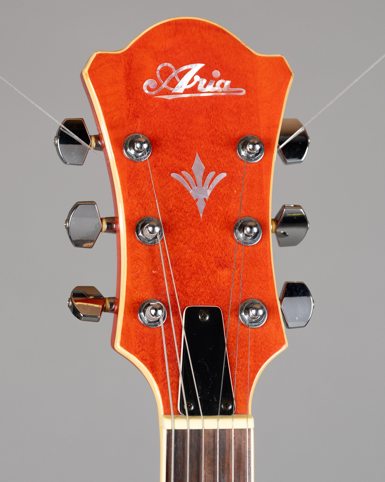 c1999 Aria FA-80 Archtop (Korea, Orange Stain, HSC)