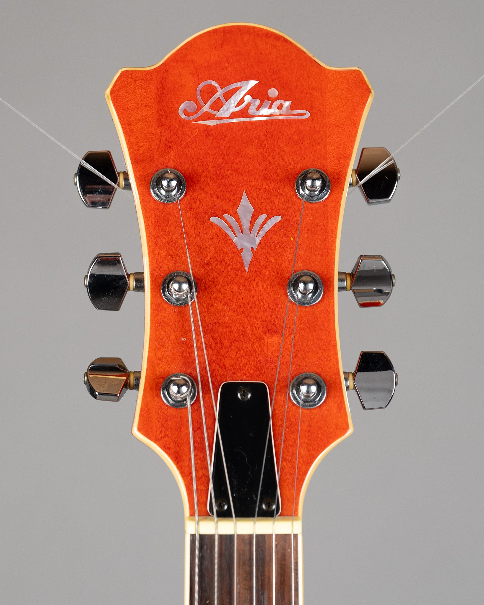 c1999 Aria FA-80 Archtop (Korea, Orange Stain, HSC)