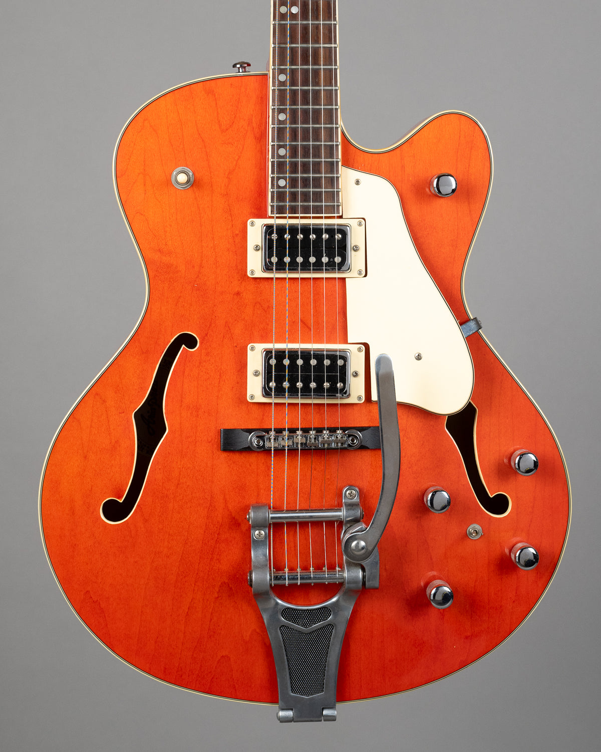 c1999 Aria FA-80 Archtop (Korea, Orange Stain, HSC)*