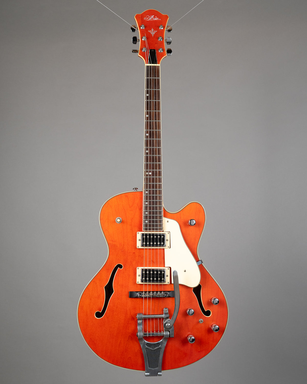 c1999 Aria FA-80 Archtop (Korea, Orange Stain, HSC)*