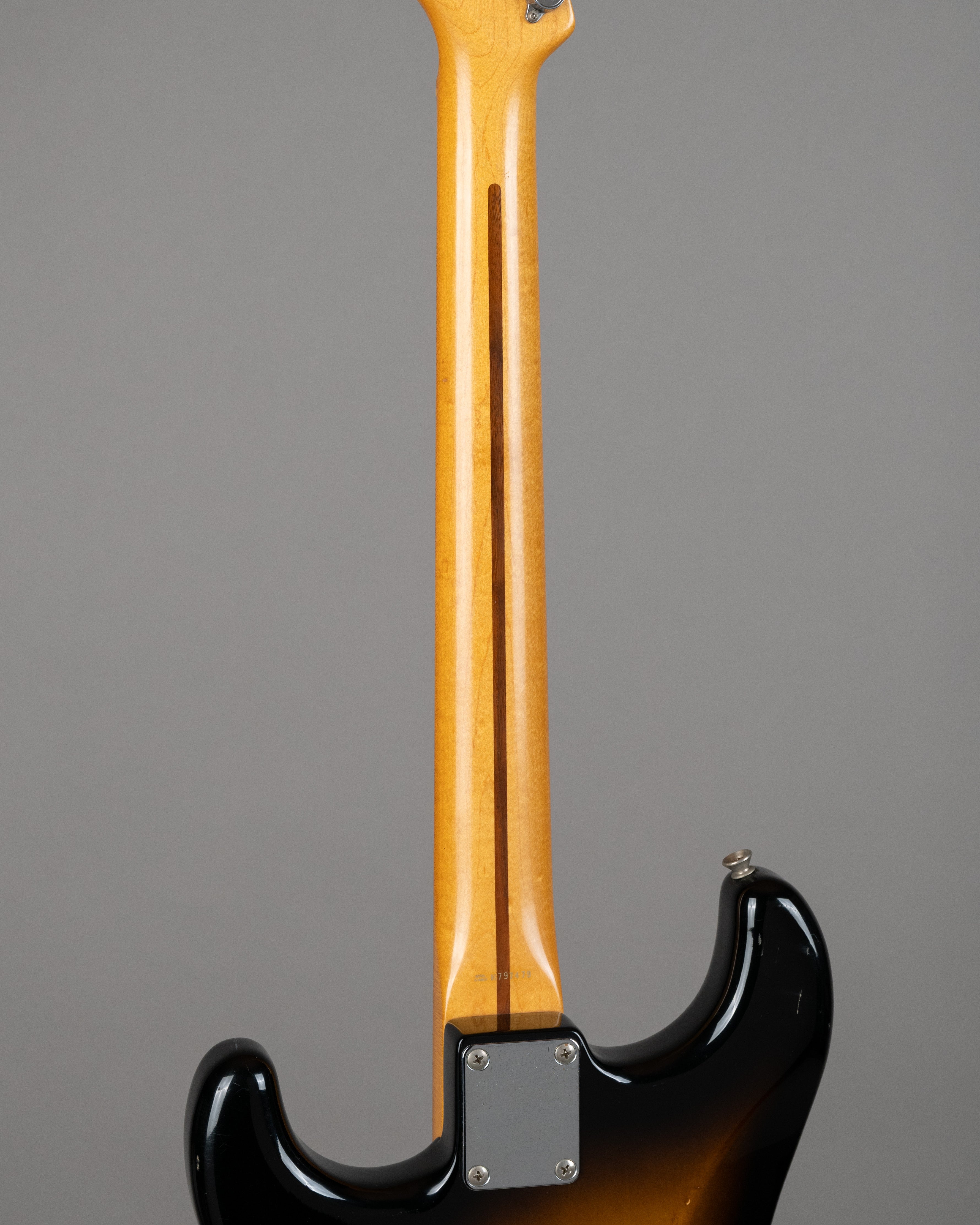 c1987 Squier Stratocaster (Japan, 2 Tone Sunburst, Gig Bag)