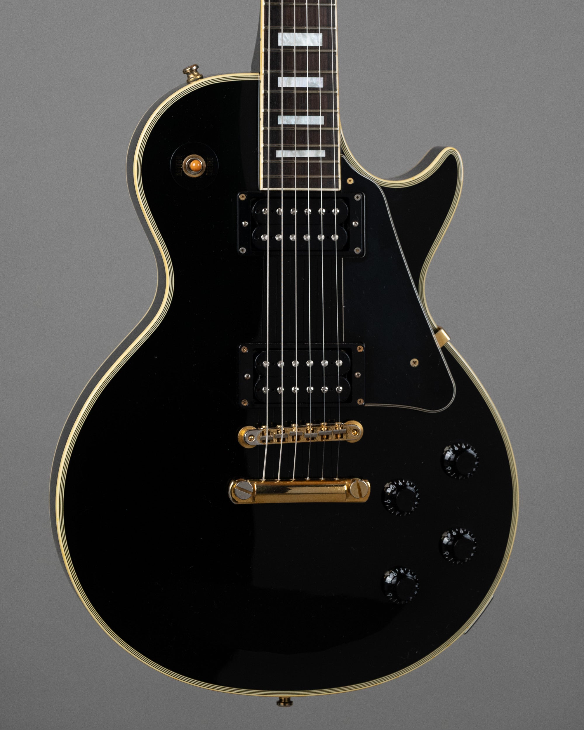 c1990s Burny Les Paul Custom (Japan, Black)