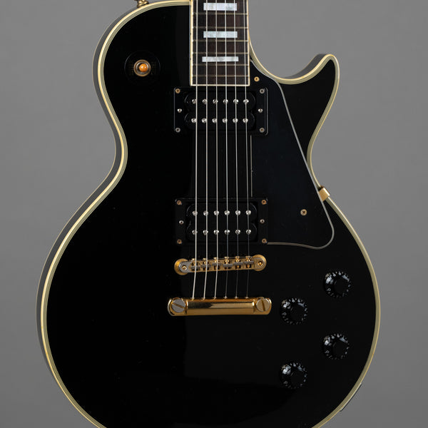 c1990s Burny Les Paul Custom (Japan, Black)