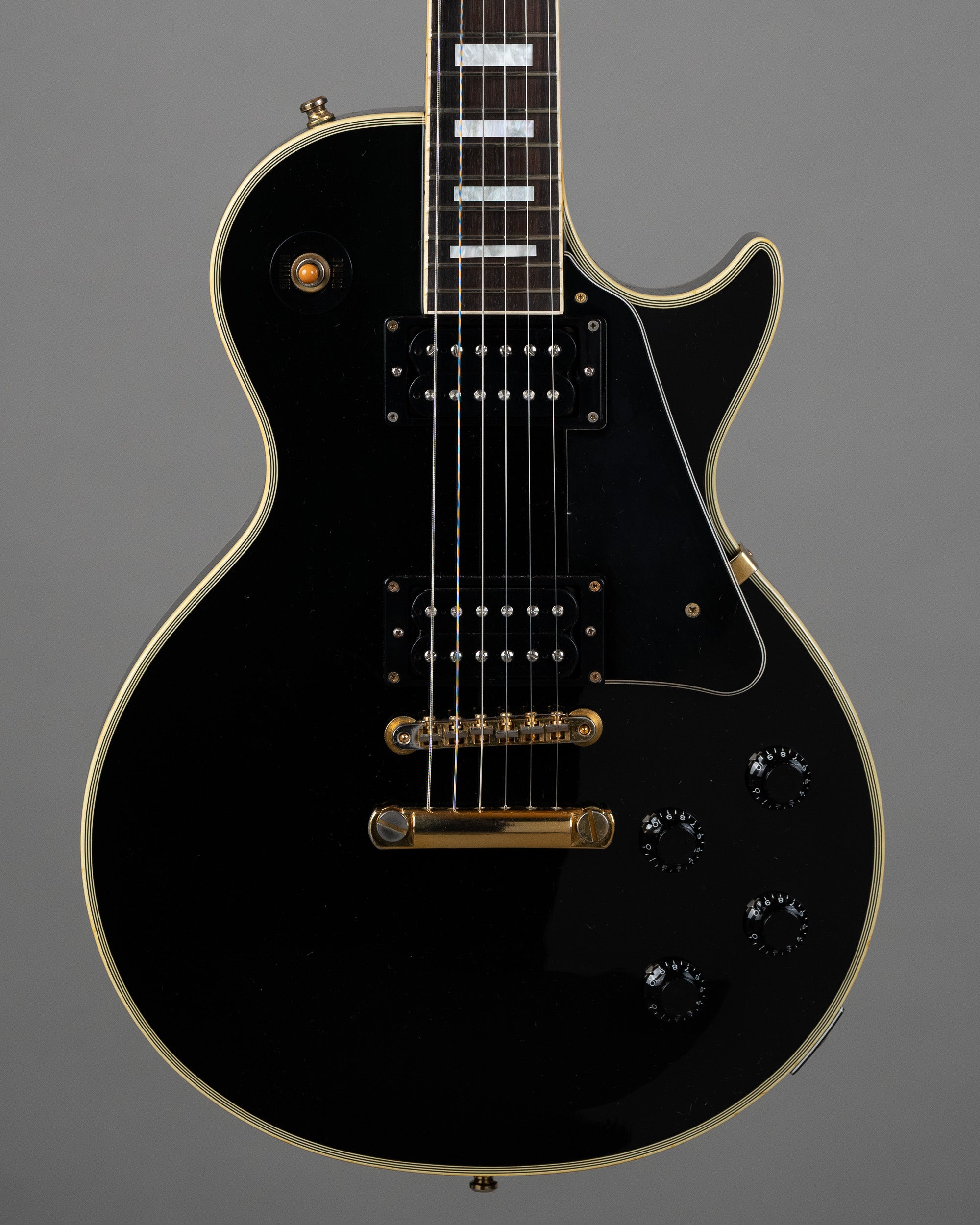 c1990s Burny Les Paul Custom (Japan, Black)