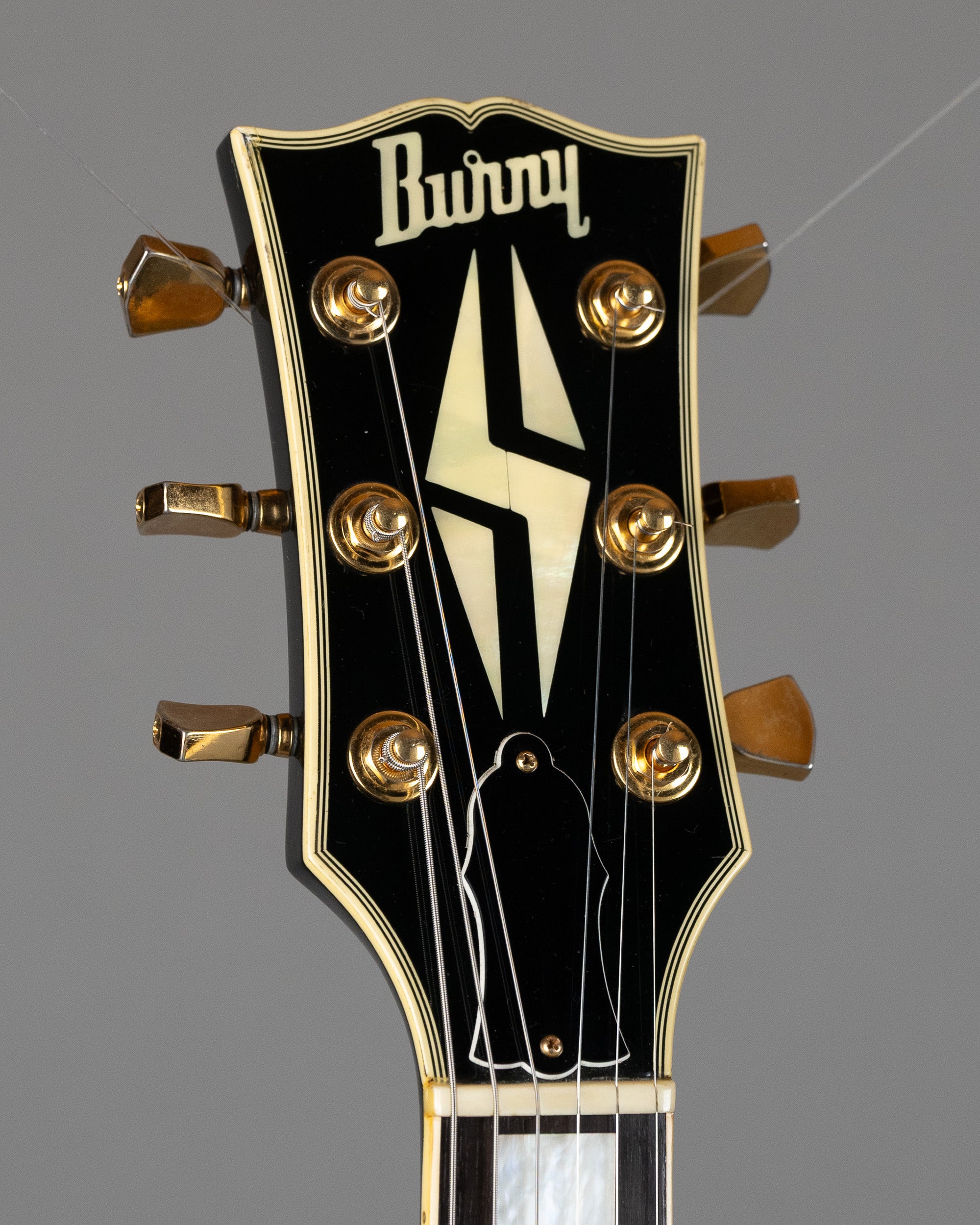レスポールカスタム Gibsonロゴ(burny製) c1990s Burny Les Paul Custom (Japan, Black)