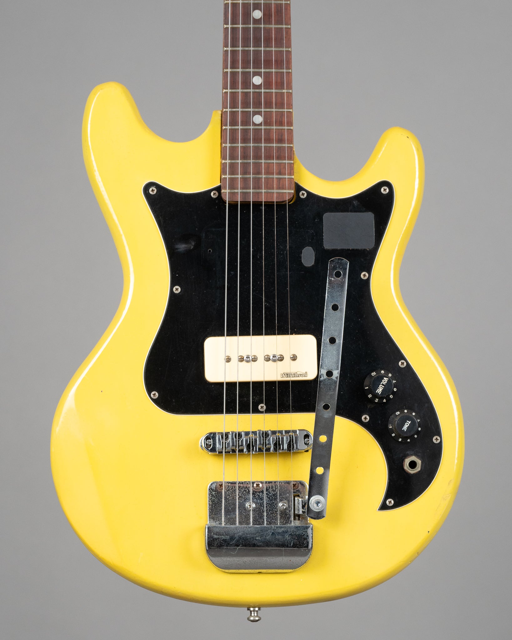 c1960s Dana Teisco Style (Japan, Yellow, King Crimson Graphic)