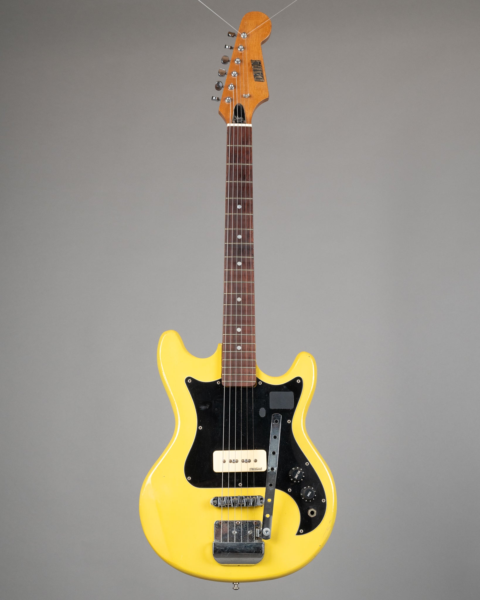 c1960s Dana Teisco Style (Japan, Yellow, King Crimson Graphic)