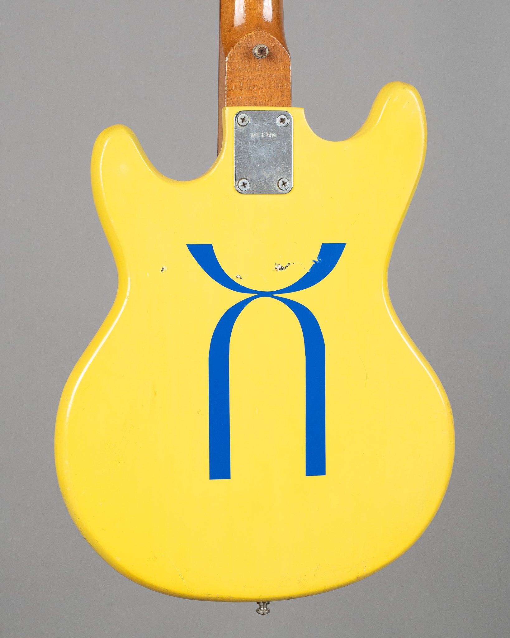 c1960s Dana Teisco Style (Japan, Yellow, King Crimson Graphic)