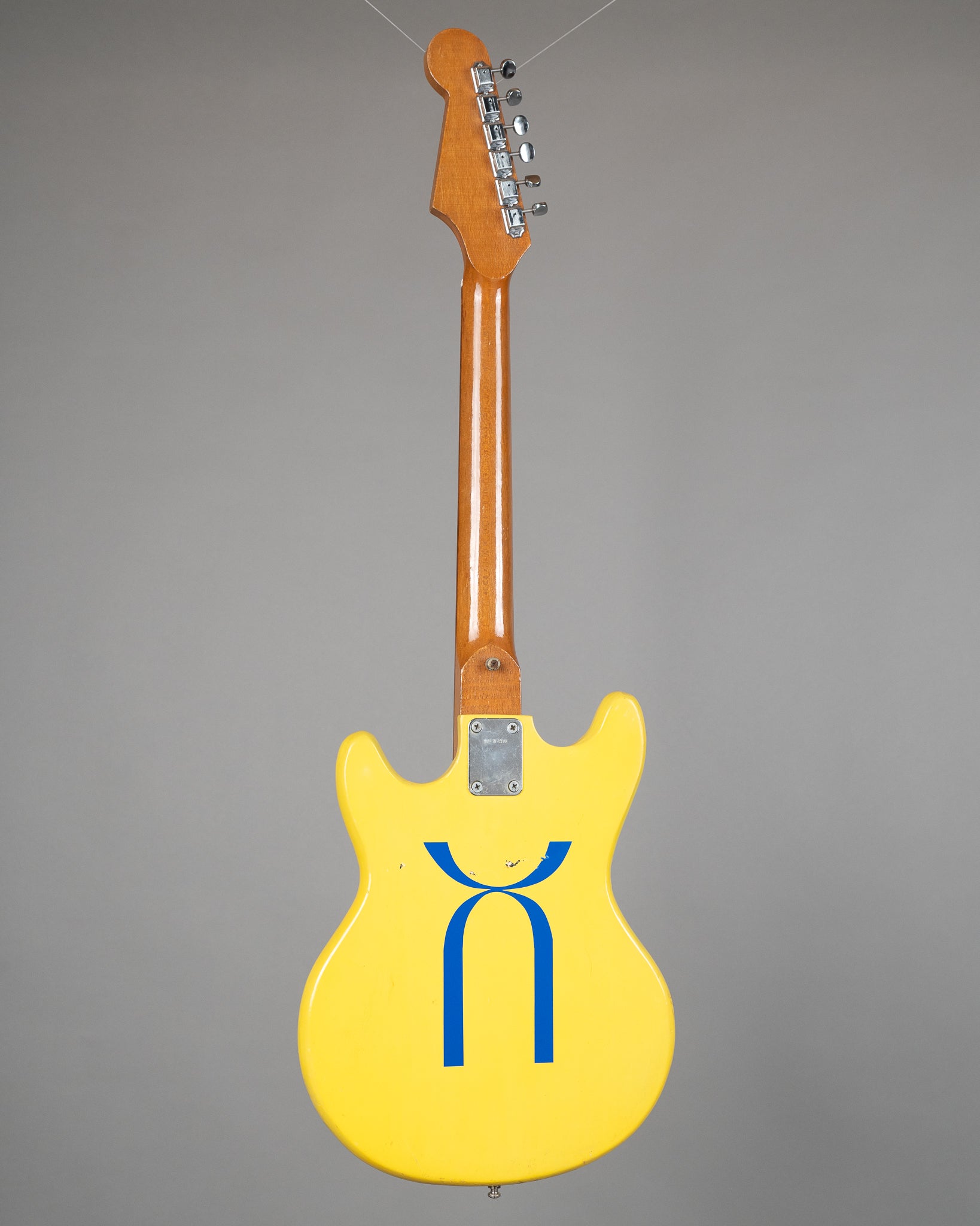 c1960s Dana Teisco Style (Japan, Yellow, King Crimson Graphic)