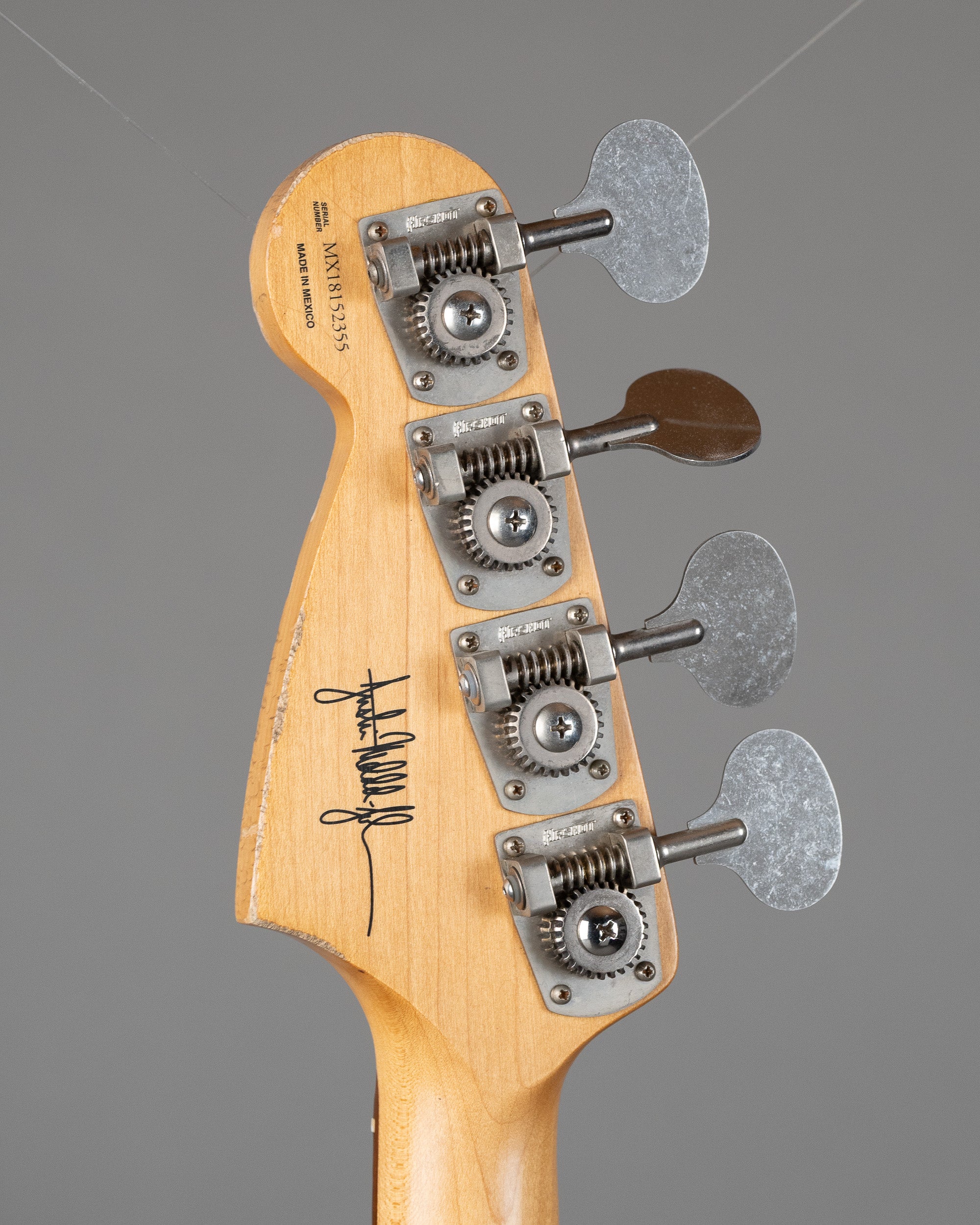 2018 Fender JMJ Road Worn Mustang Bass (Mexico, Faded Daphne Blue, Gig Bag)