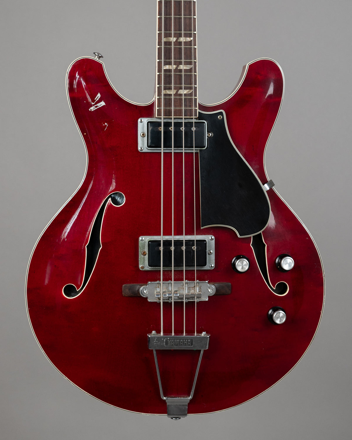 1972 Yamaha SA-70 Hollow Body Bass (Japan, Cherry Red, OHSC)