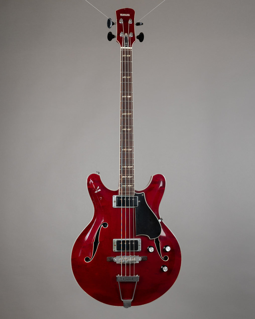 1972 Yamaha SA-70 Hollow Body Bass (Japan, Cherry Red, OHSC)