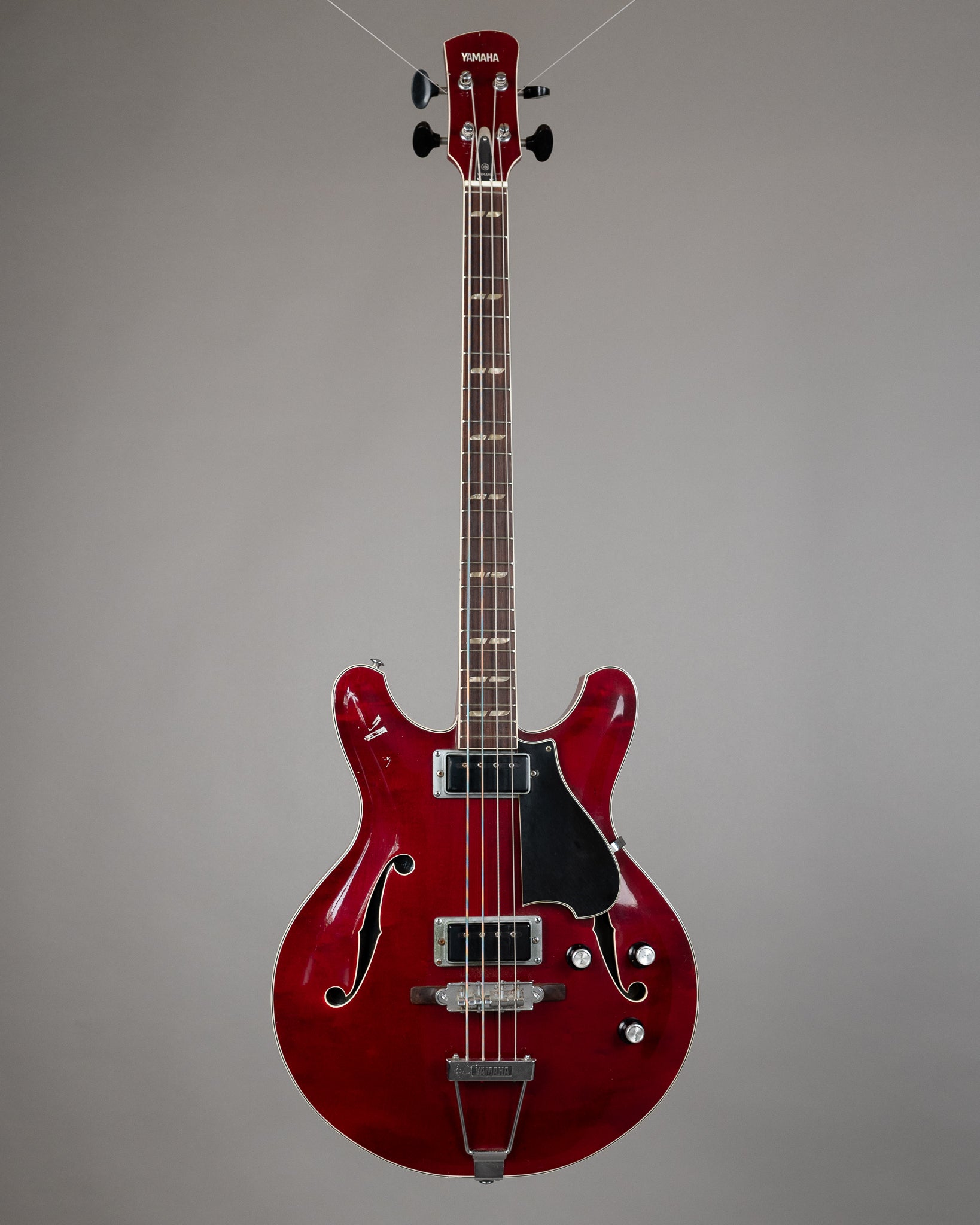 1972 Yamaha SA-70 Hollow Body Bass (Japan, Cherry Red, OHSC)