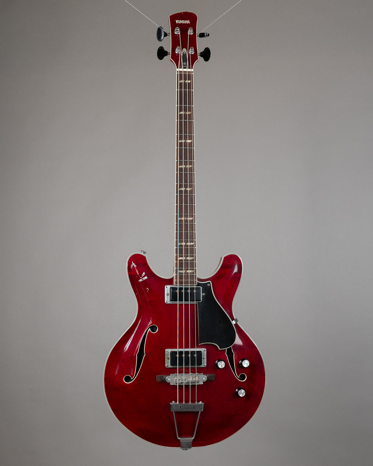 1972 Yamaha SA-70 Hollow Body Bass (Japan, Cherry Red, OHSC)