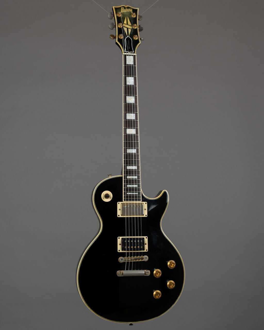 c1980s Burny RLC-60 Les Paul Custom (Japan, Black)