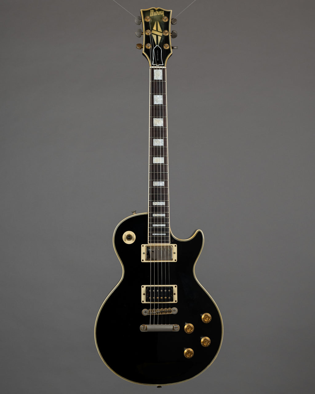 c1980s Burny RLC-60 Les Paul Custom (Japan, Black)