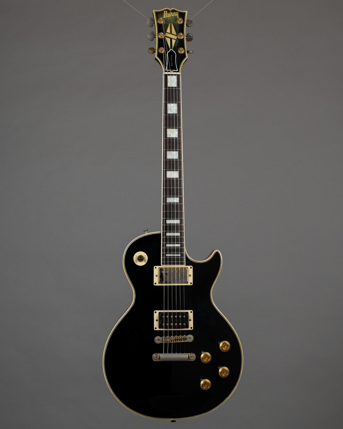 c1980s Burny RLC-60 Les Paul Custom (Japan, Black)