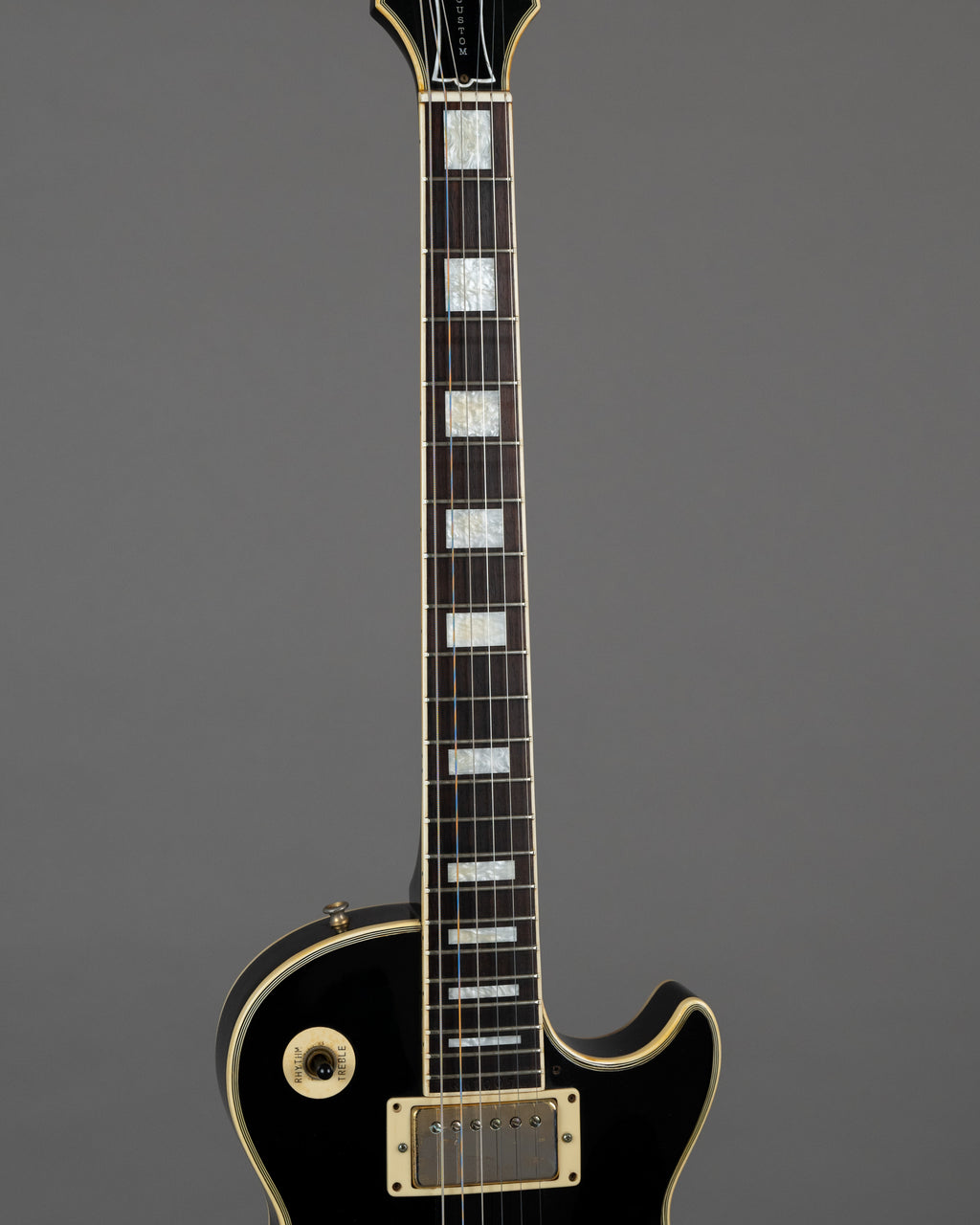 c1980s Burny RLC-60 Les Paul Custom (Japan, Black)