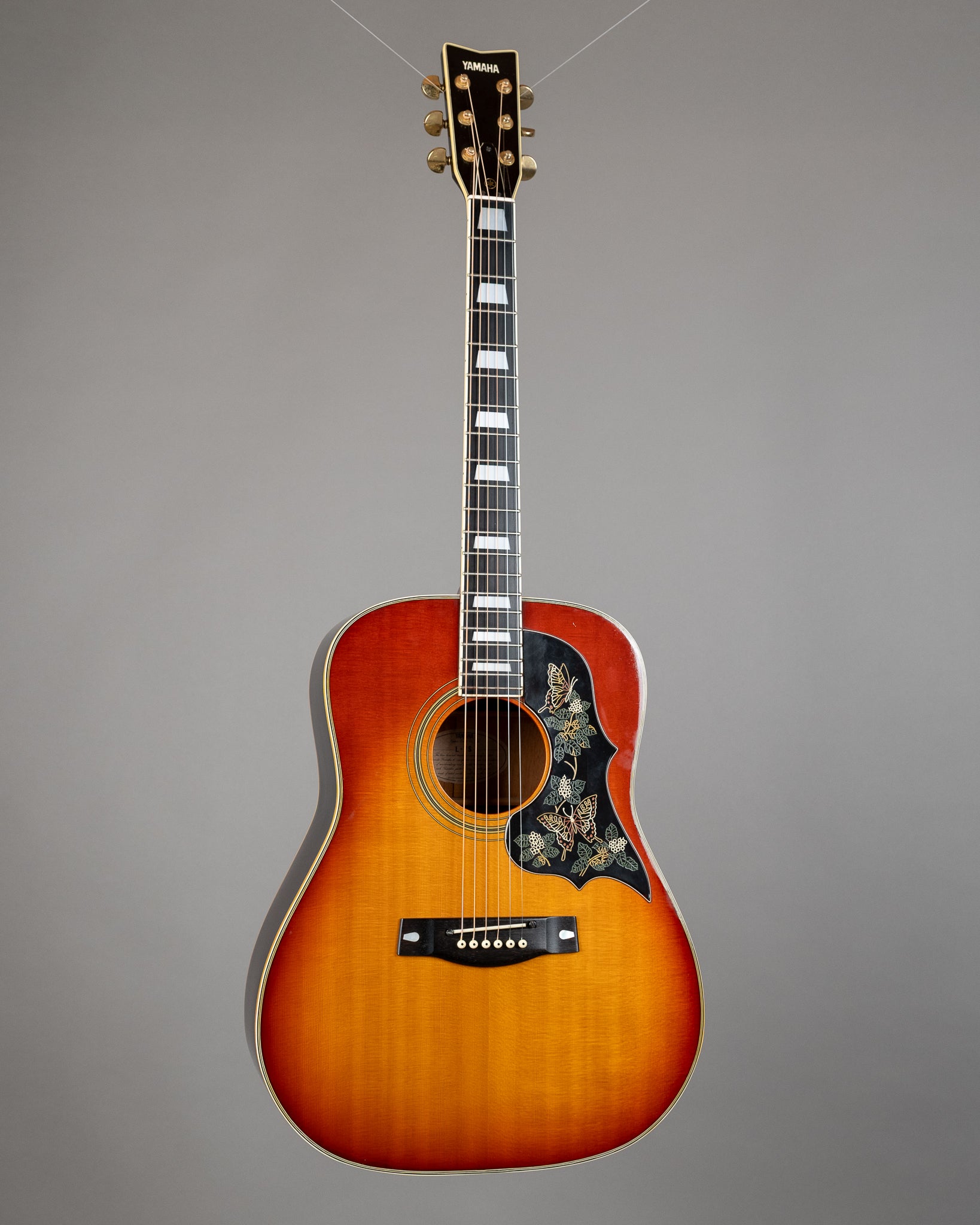 1978 Yamaha L7-S Steel String Acoustic (Japan, Sunburst, OHSC)