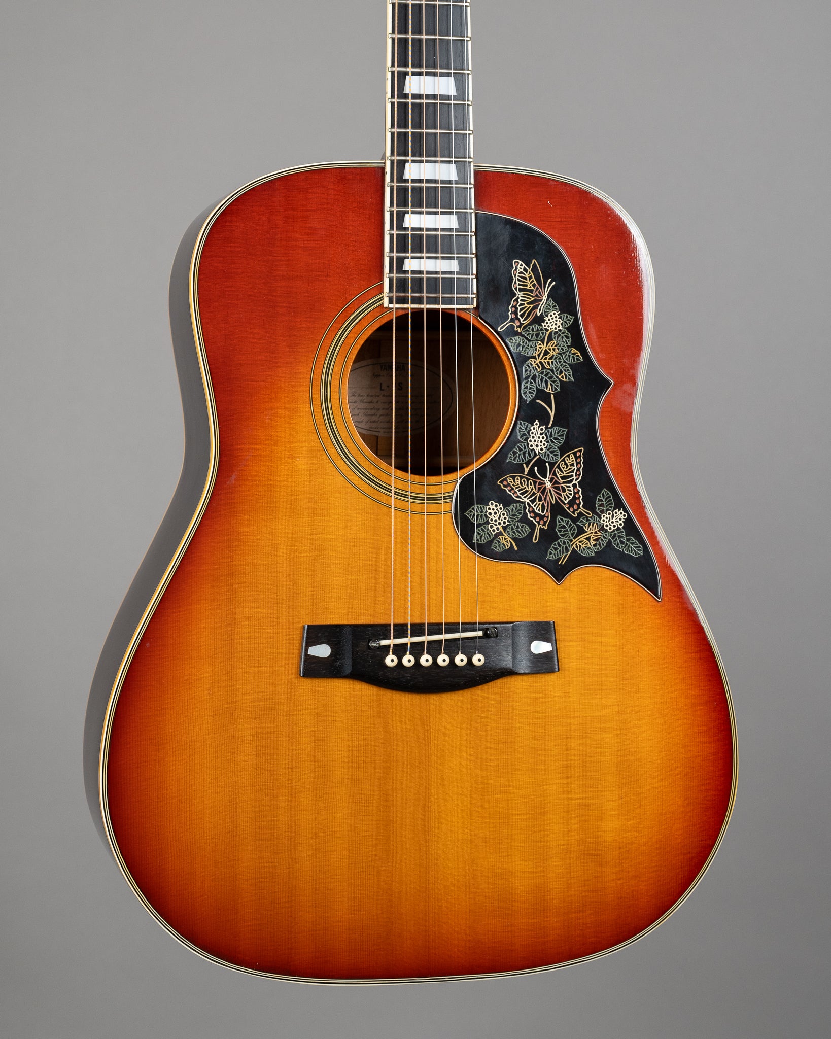 1978 Yamaha L7-S Steel String Acoustic (Japan, Sunburst, OHSC)