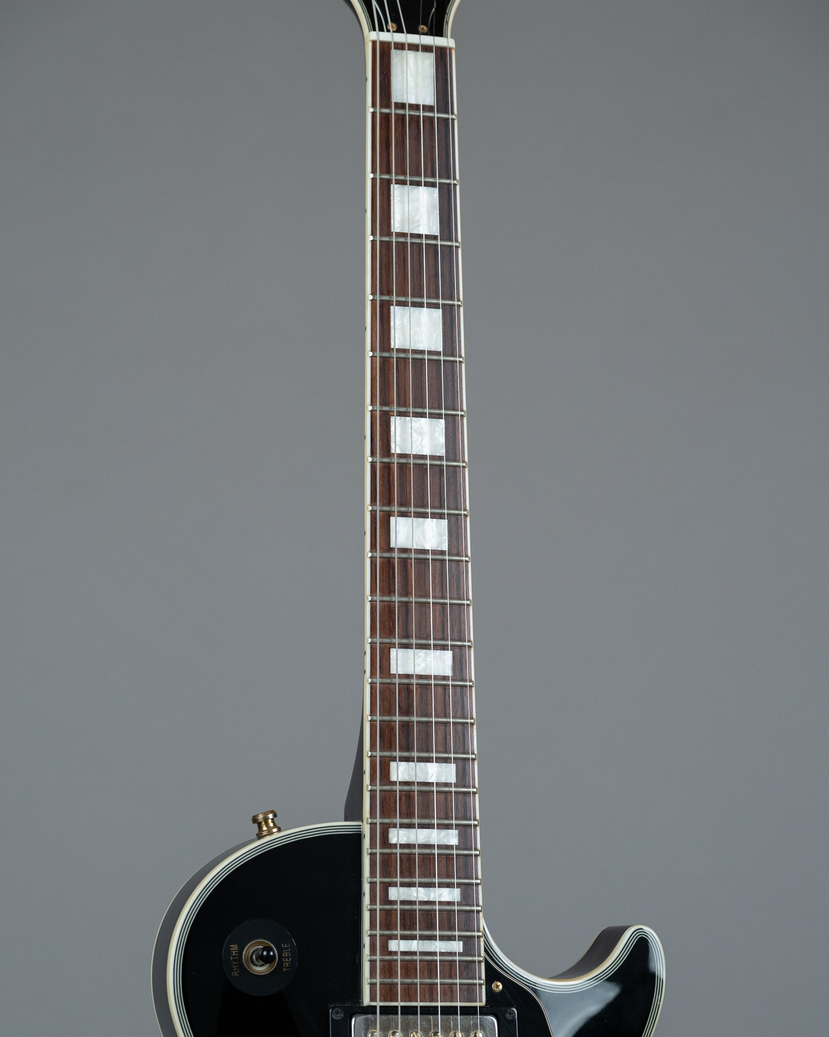 2009 Burny RLC-75 Les Paul Custom (China, Black, Bigsby)