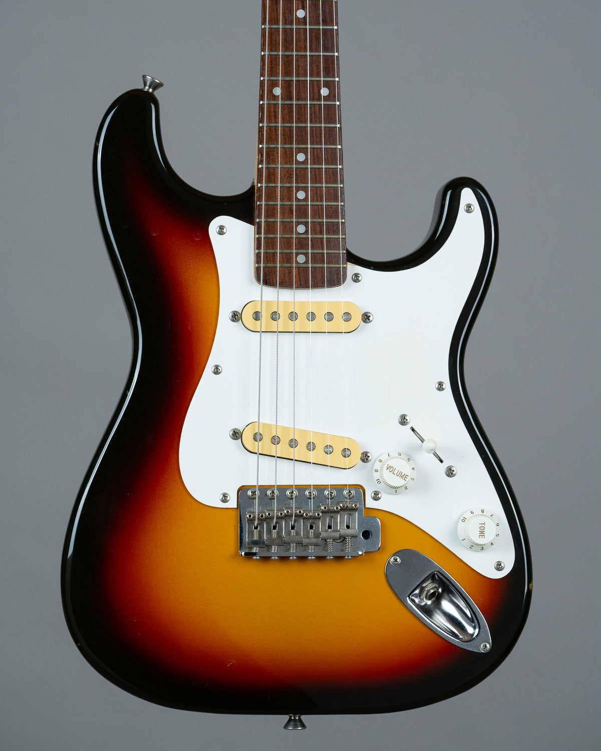 c1991 Fender Japan Mini Stratocaster (Japan, Sunburst)